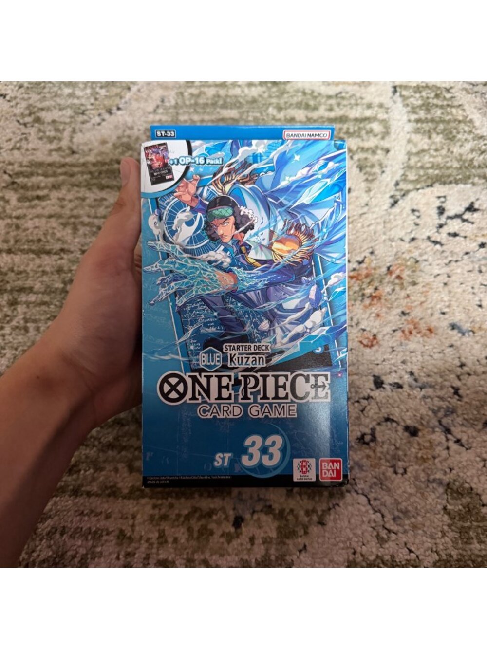 One Piece Card Game Starter Deck Blue Kuzan ST-33 Bandai Namco New & Sealed